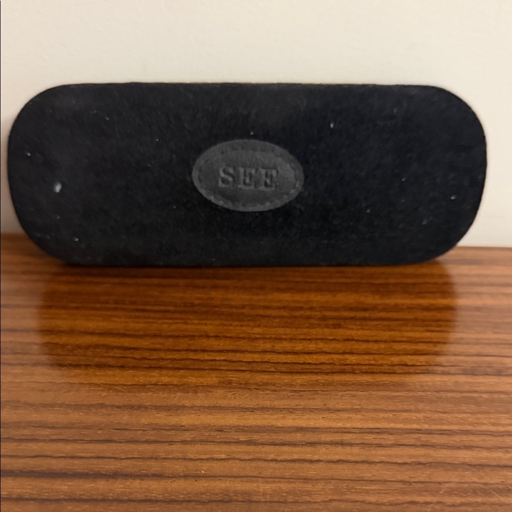 See  Black Glasses Case small